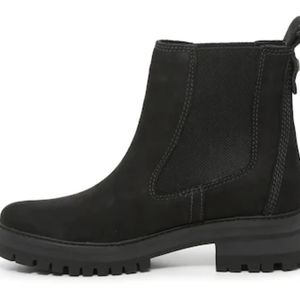 Timberland Courmayeur Valley Black Chelsea Boots Size 9